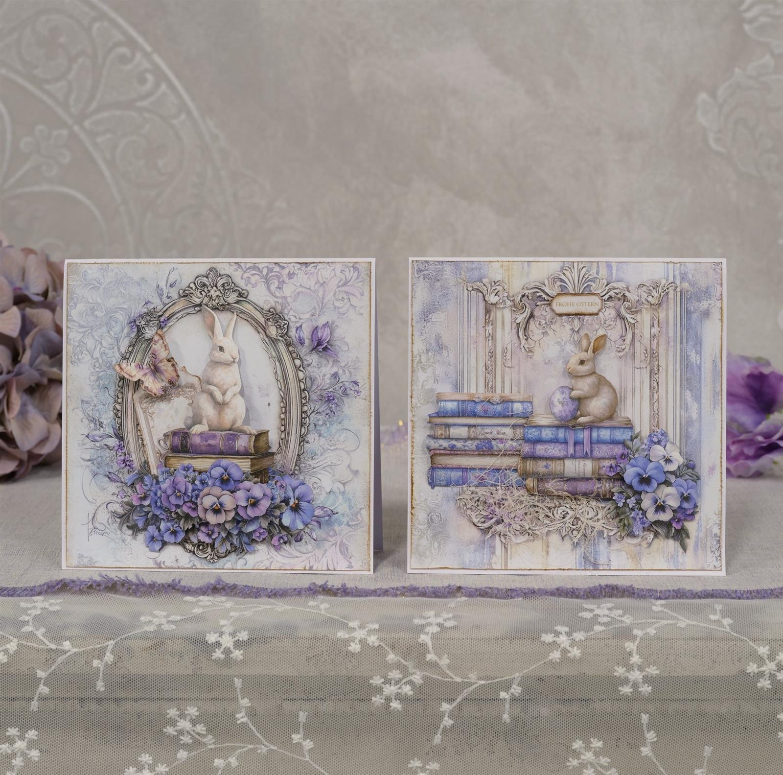 Designpapier "Pansies" 5 (Layla)