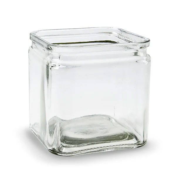 Glaswürfel 'Cubus' klar - 12 cm JD-20216