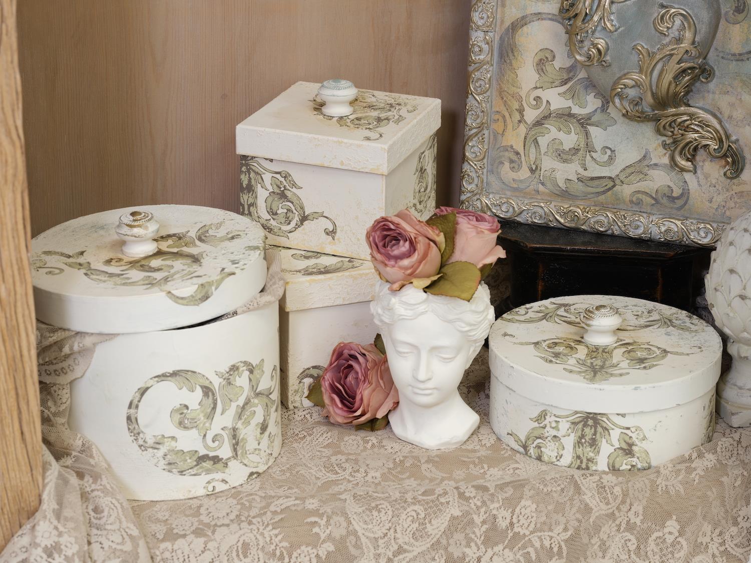 Painttransfers "Rosen"