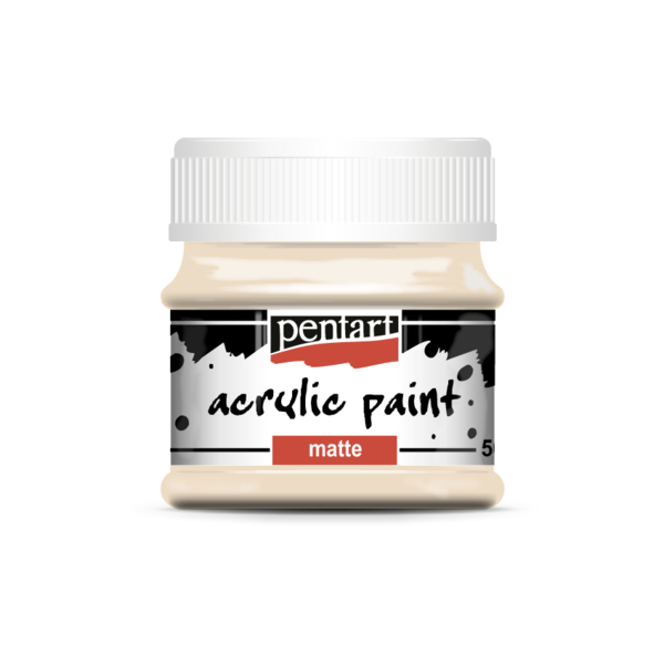 Acrylfarbe matt - Beige - 50ml