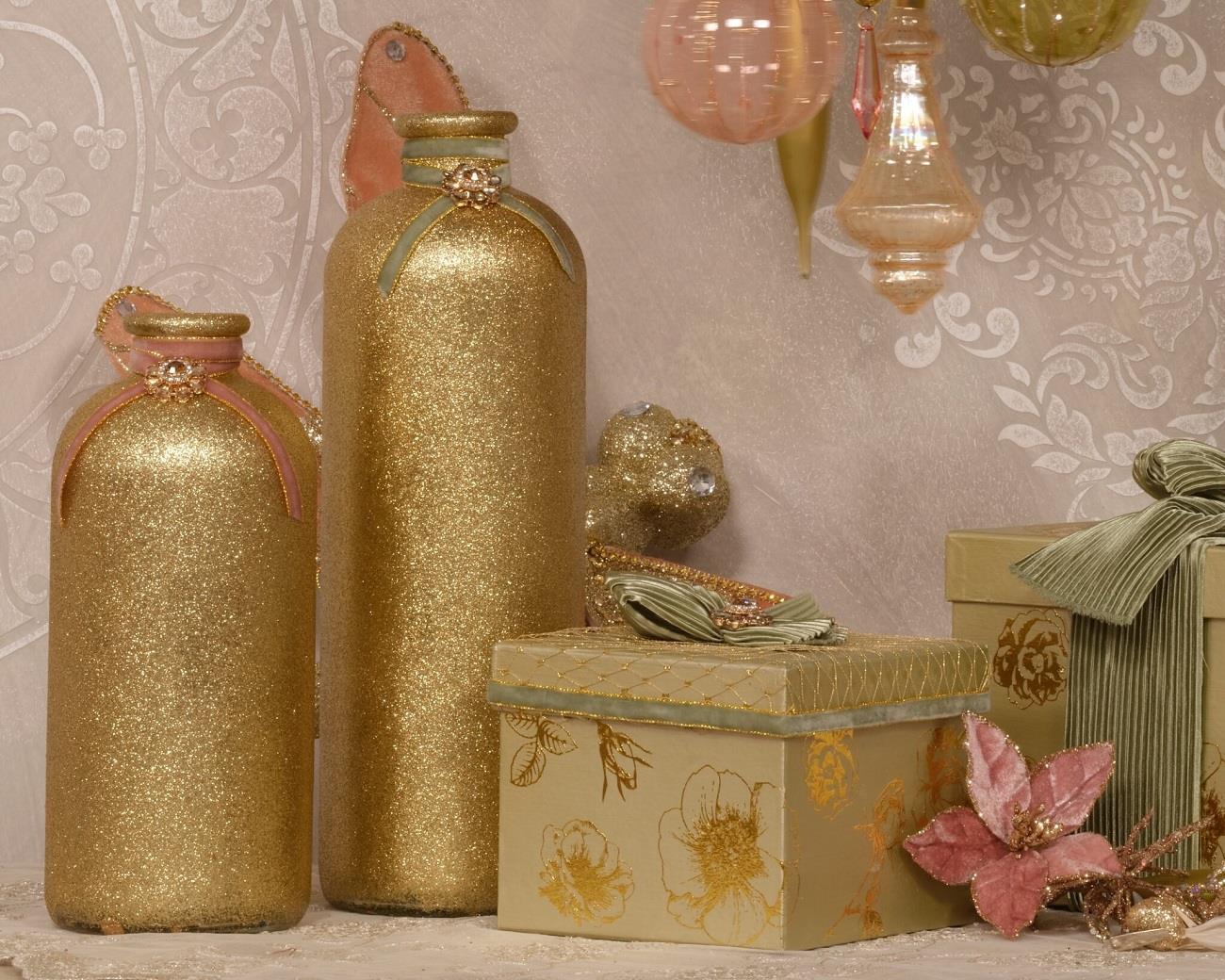 Metallic Transfermotiv "Blumen" 4 - Gold