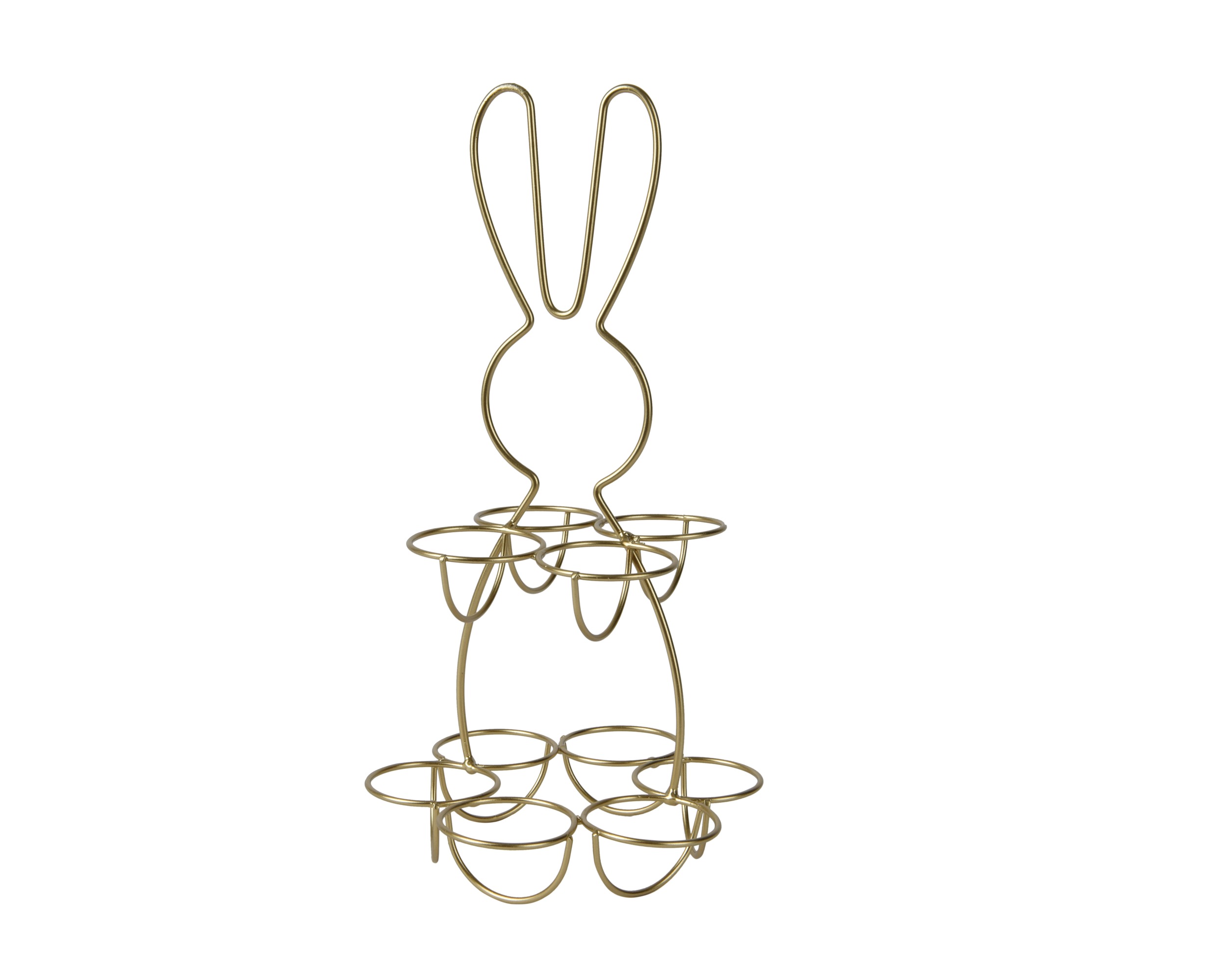Eierbehälter "Osterhase" aus Eisen - 32cm