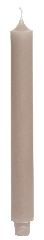 Wachskerze 29 cm - grau K880141
