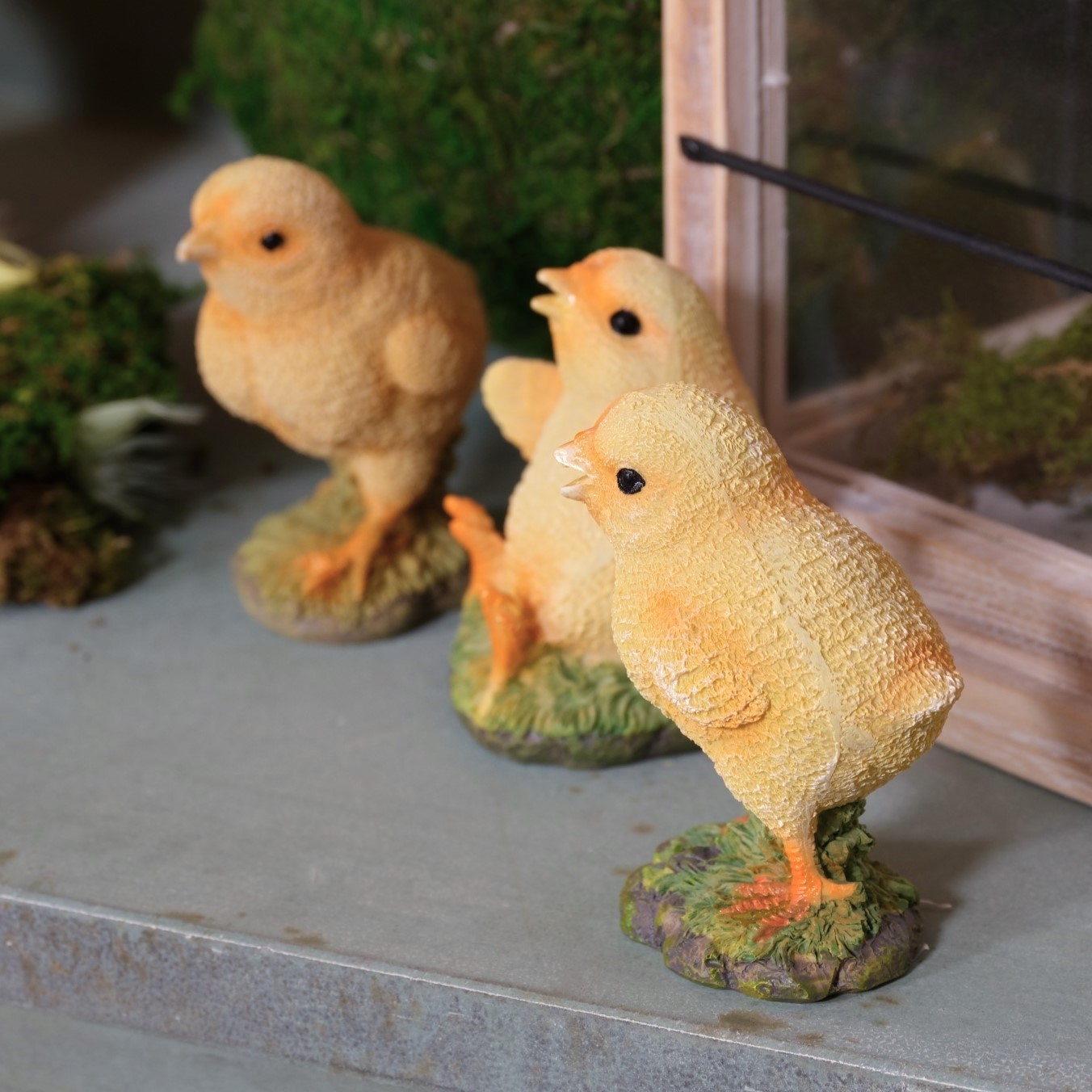 Deko-Küken (stehend mund zu) - 10cm K810052-a