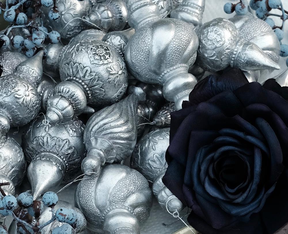 Acrylfarbe metallic - silber-230 ml