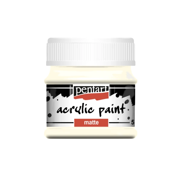 Acrylfarbe matt - Elfenbein - 50ml
