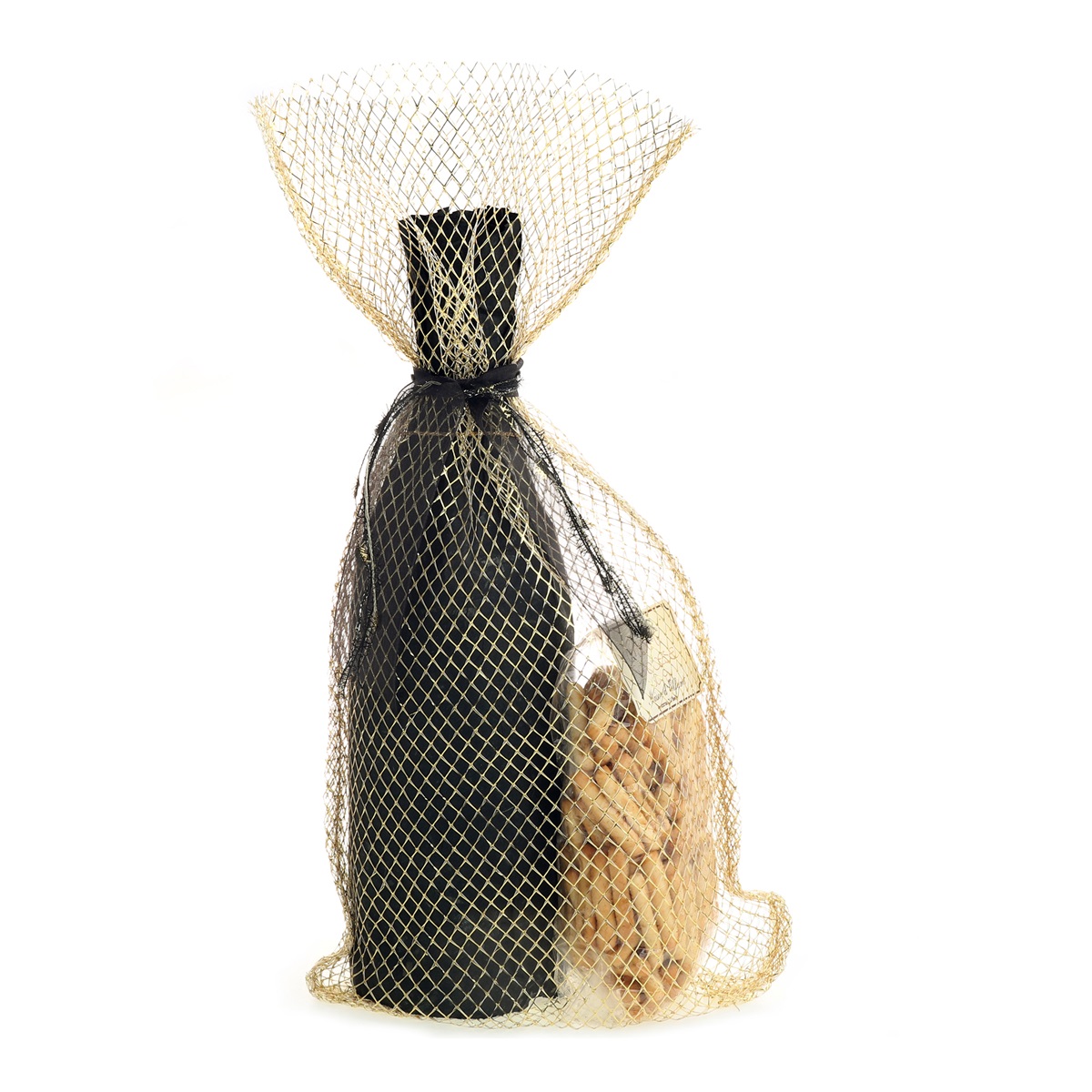 Dekotasche "Netz" 35x14cm - gold V4295F.3514.51