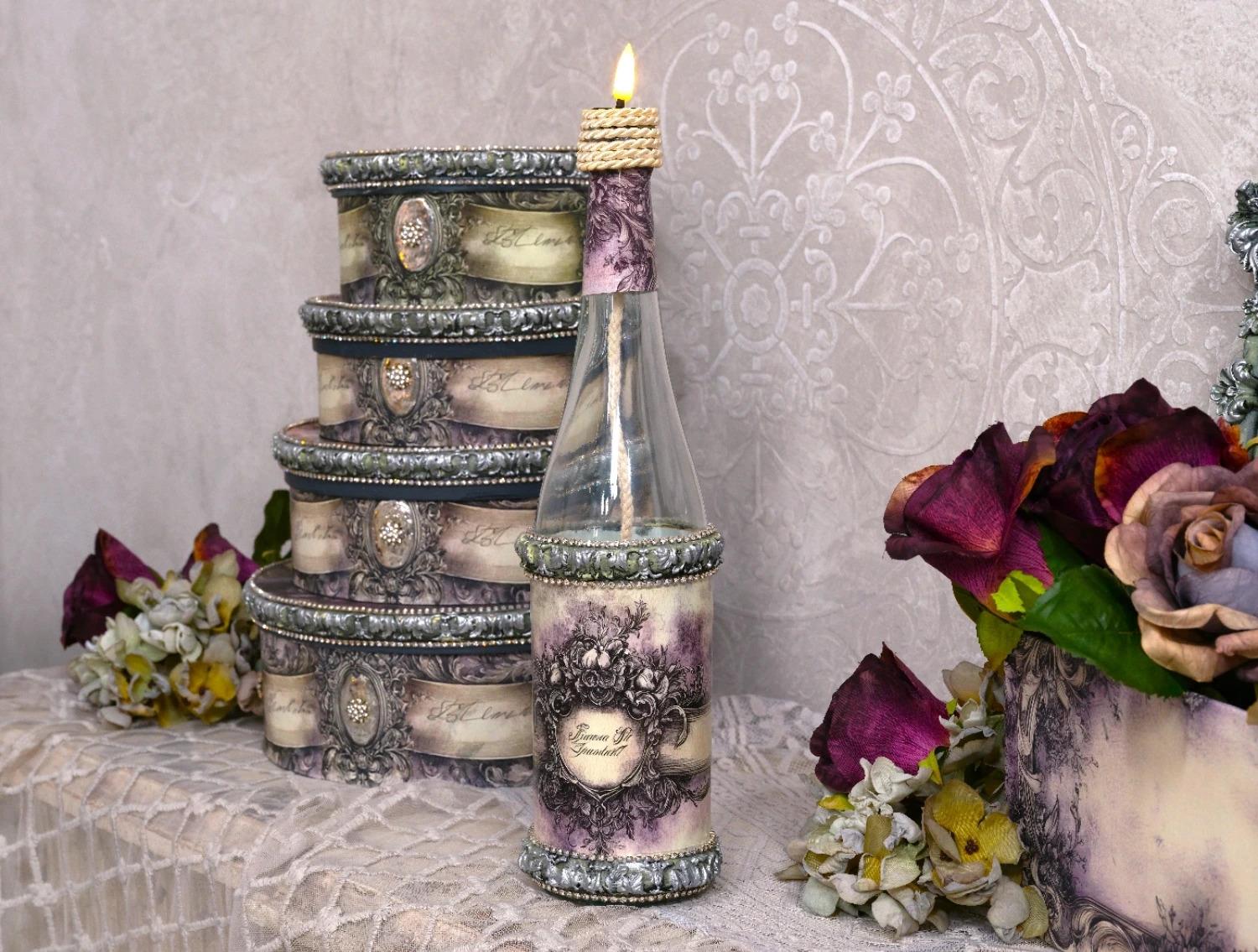Decoupagepapier "Vintage Background" 4 LBD479