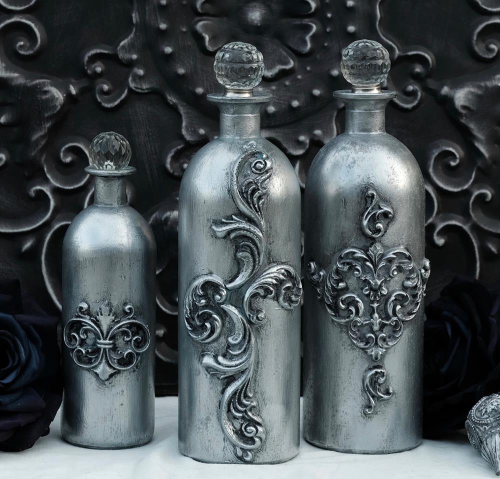 Acrylfarbe metallic - silber-230 ml