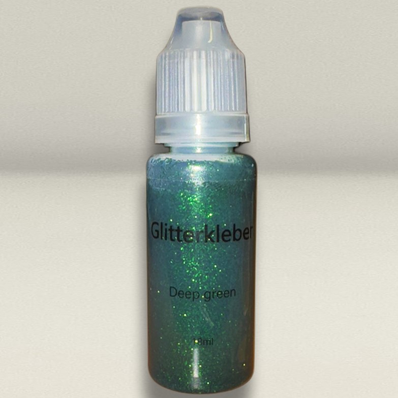 Glitterkleber Deep Green / Dunkelgrün 18ml
