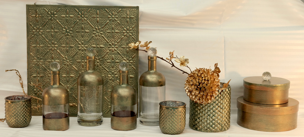 Lasurgel klar mit Glitter - Gold 100ml