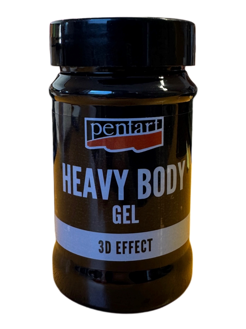 Heavy Body Gel Schwarz, Glänzend