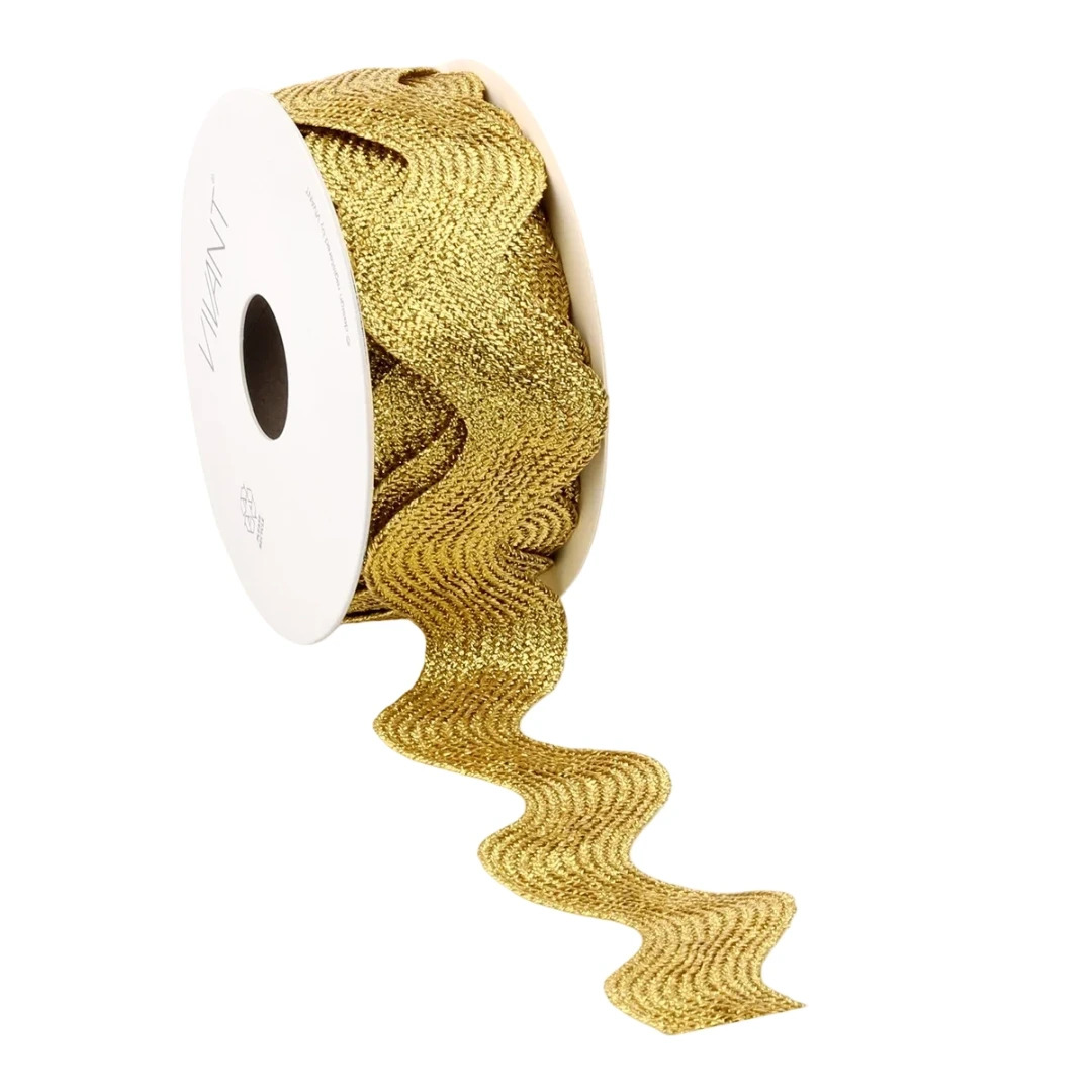 Dekoband "Curvy" - gold / V4120.0540.51