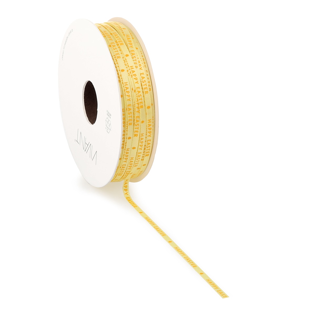 Dekoband "Small Easter" 50m - Gelb 4284.5003.55