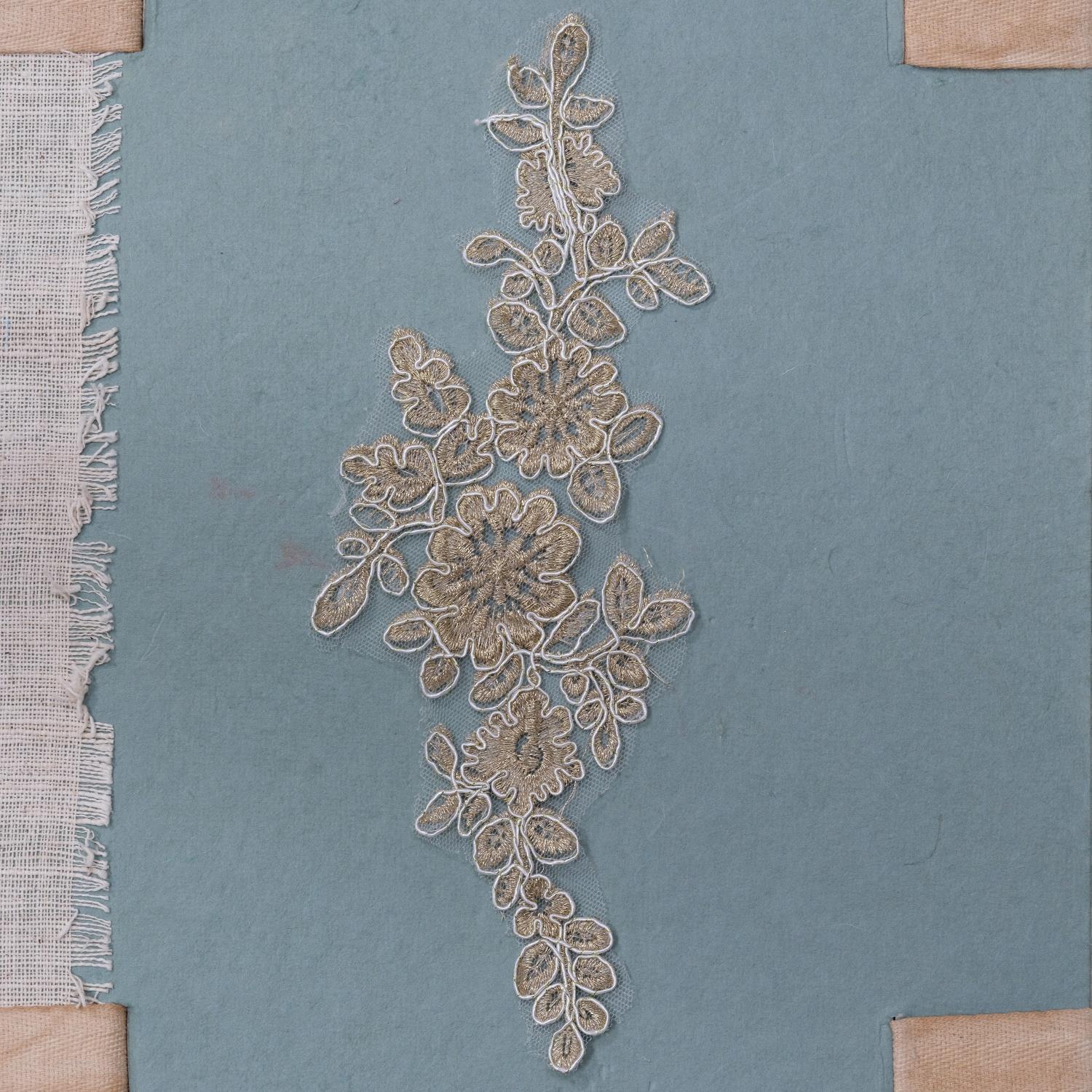Spitze in Creme 25cm