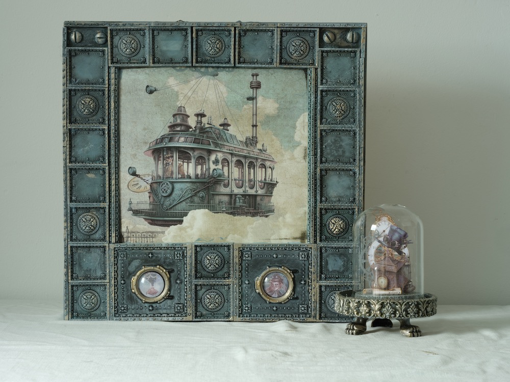 Decoupagepapier "Steampunk" 4 LBD320