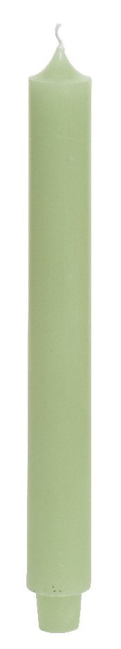 Wachskerze 29 cm - grün K880147