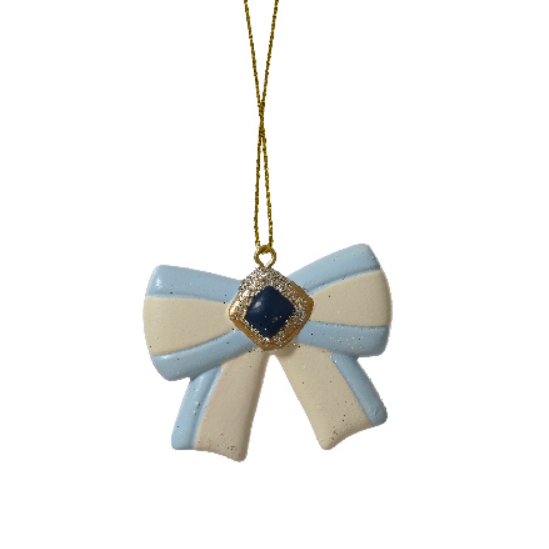 Weihnachtsanhänger "Schlaufe Blau" - 6,5cm K398528-d