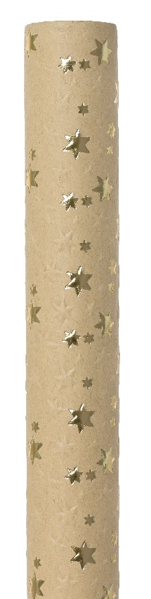 Geschenkpapier "Sterne" - beige