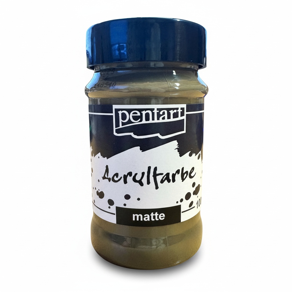 Acrylfarbe Schlammgrau Matt - 100ml
