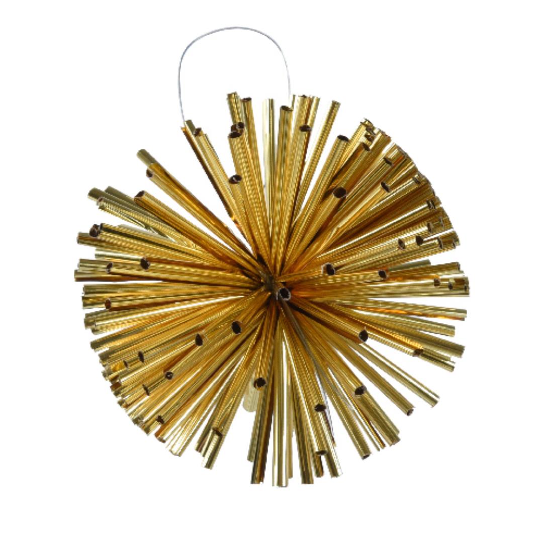 Weihnachtsornament aus PET – Gold – 8 cm K029618-a