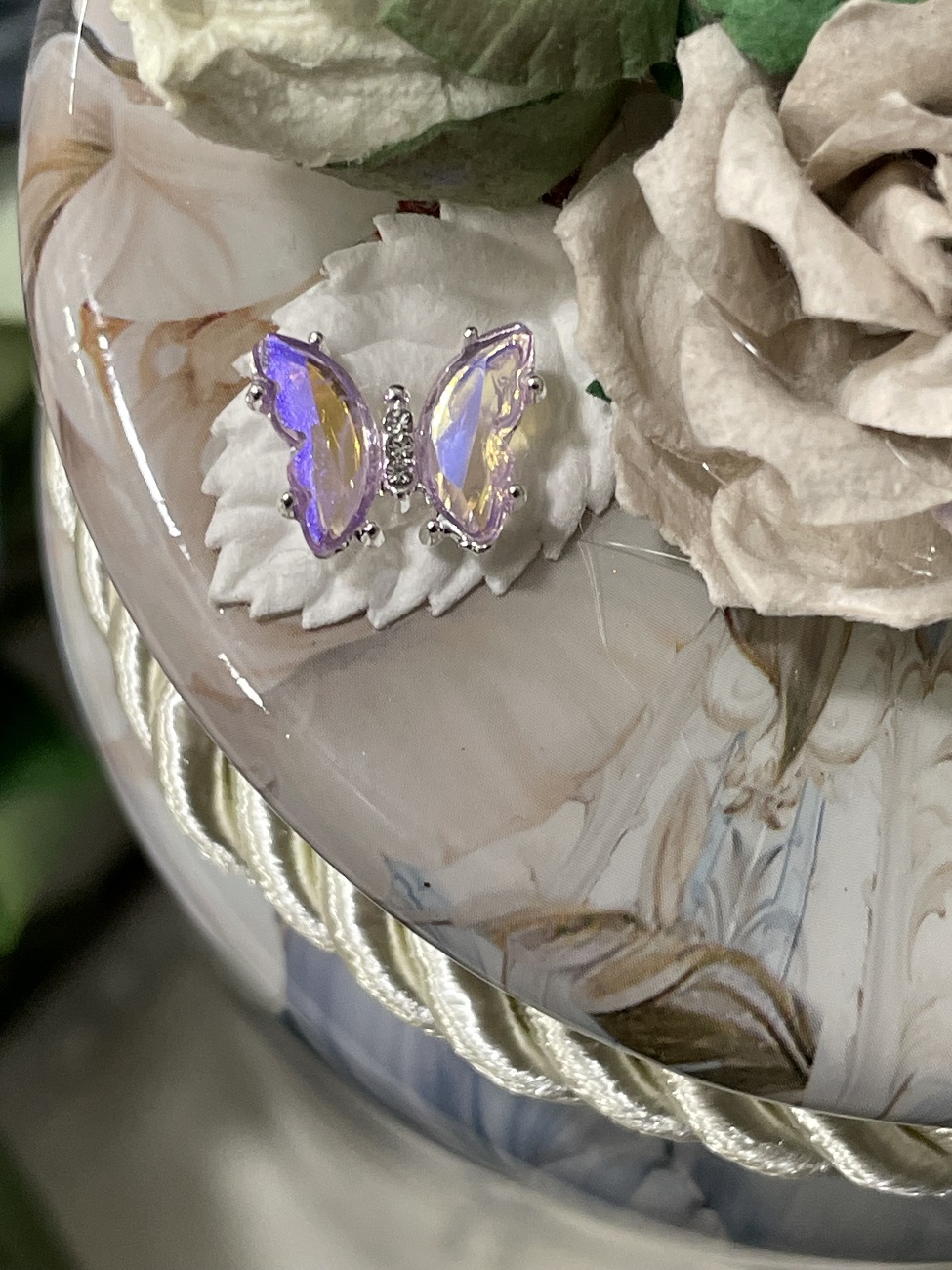 Miniaturornamente "Schmetterlinge 2" (6 Stk.)
