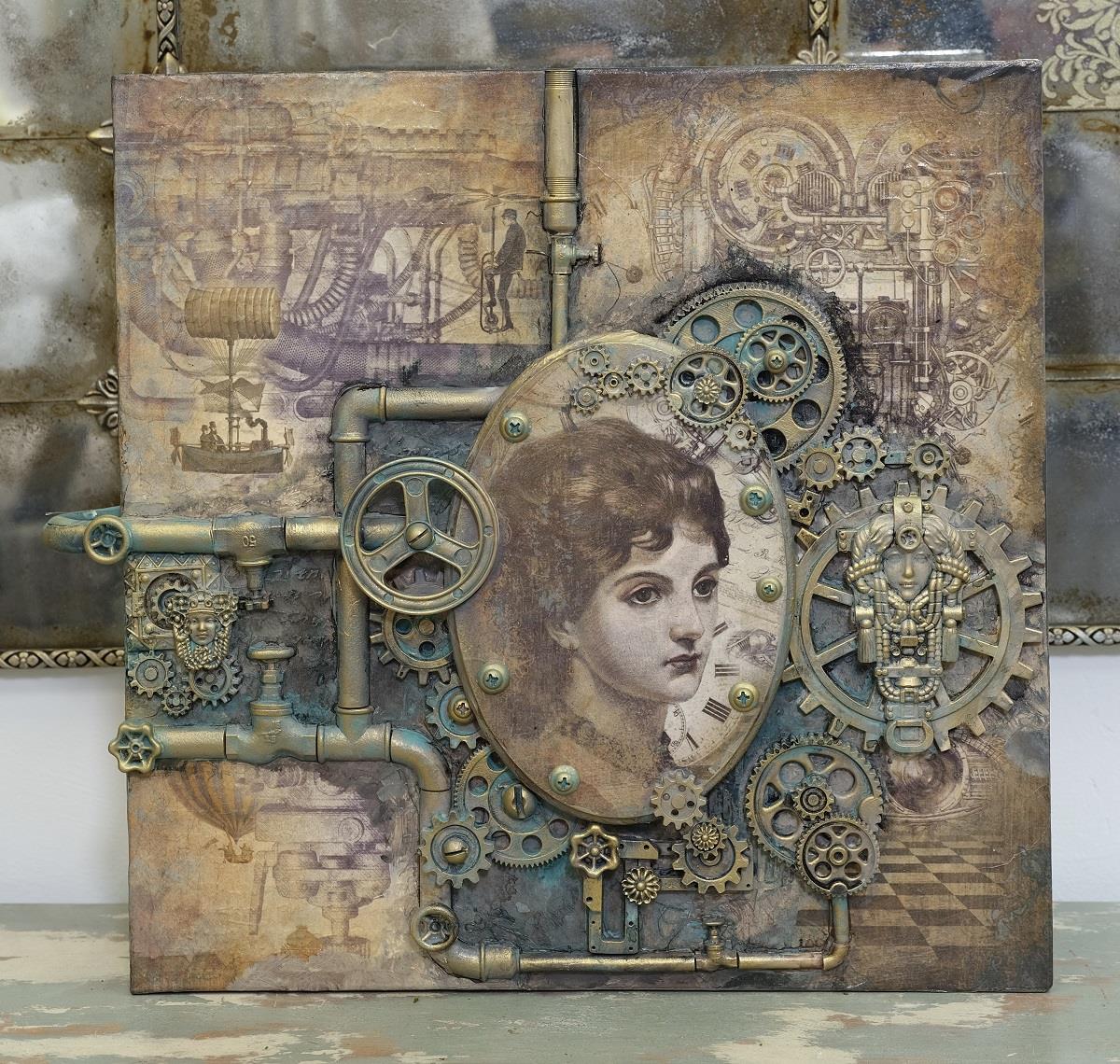 Reispapier Set Steampunk