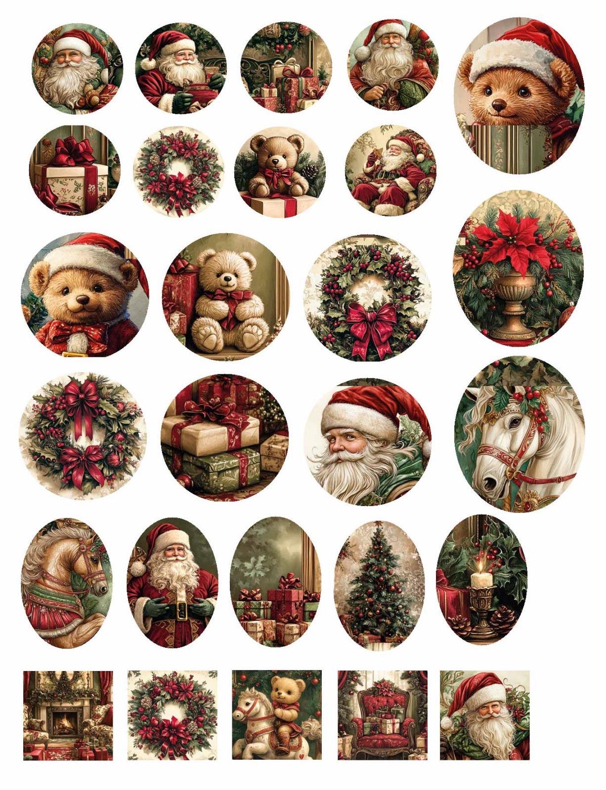 Epoxy-Sticker "Weihnachten 2025" 2 Teddy-03