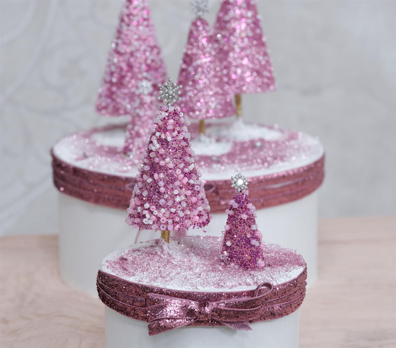 6 Dekoelemente "Schneeflocke" silber