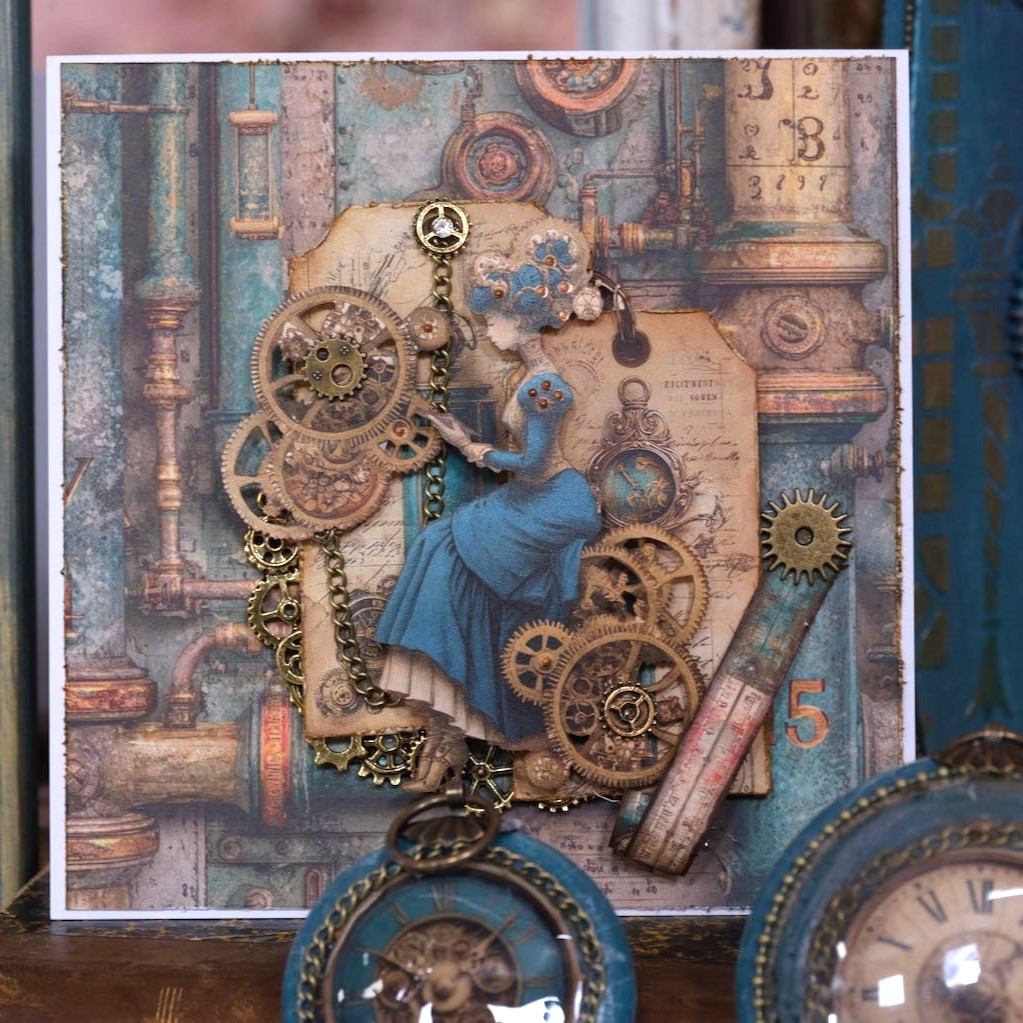 Designpapier "Edison/Steampunk" 4