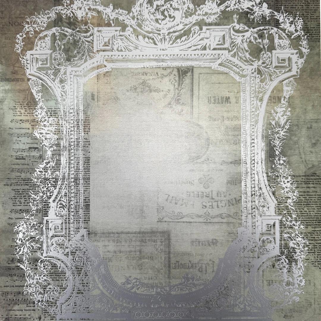 Designpapier mit Silberdruck 12