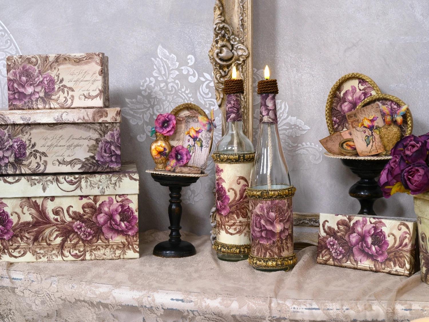 Decoupagepapier "Vintage Background" 3 LBD478