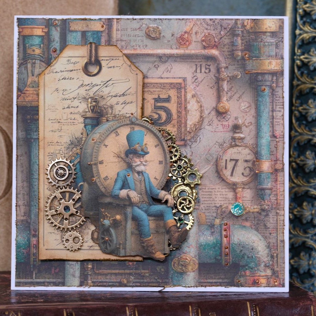 Designpapier "Edison/Steampunk" 4