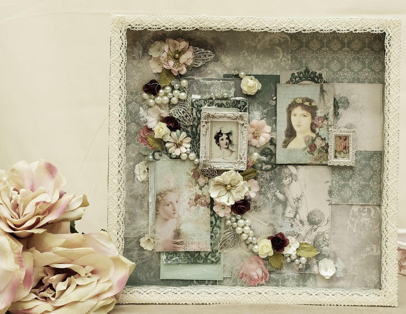Keramikpapier "Antique Roses"