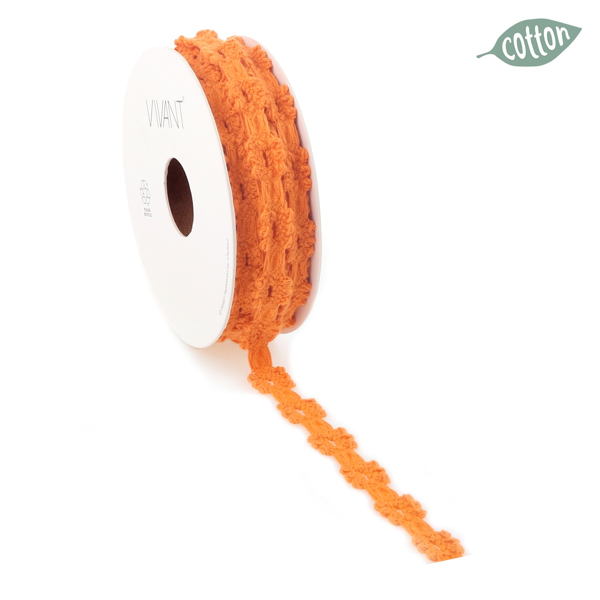 Dekoband "Fleur Ribbon" 15m - Orange 4623.1015.57