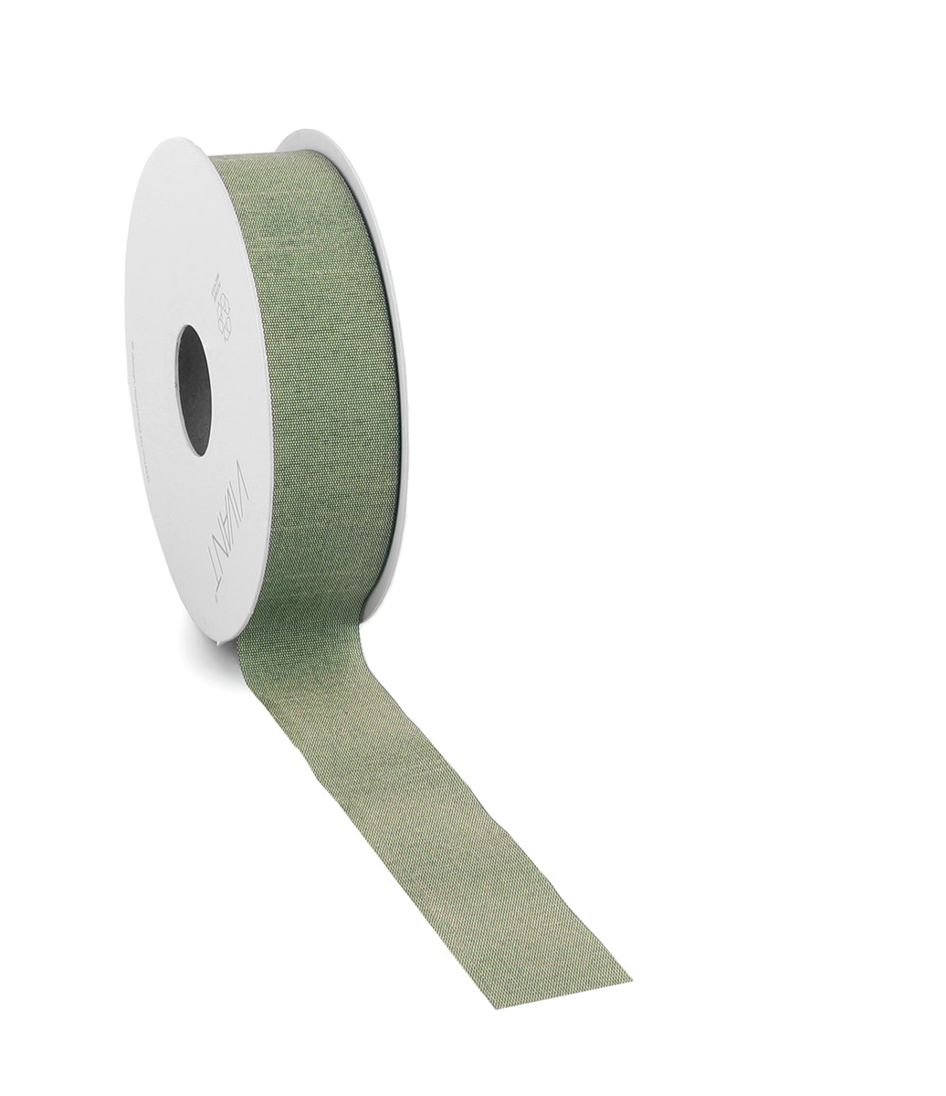 Dekoband "Dupioni" grün / V3299.2525.65
