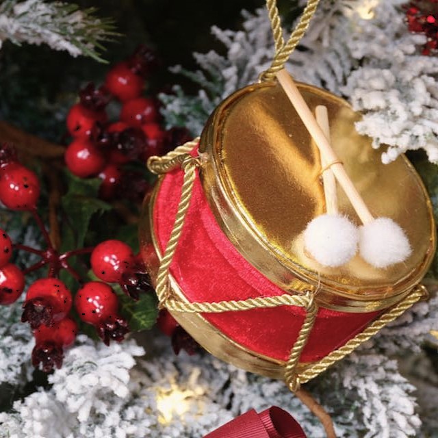 3er Set Weihnachtsdekozweig - 3x2x8cm K621788