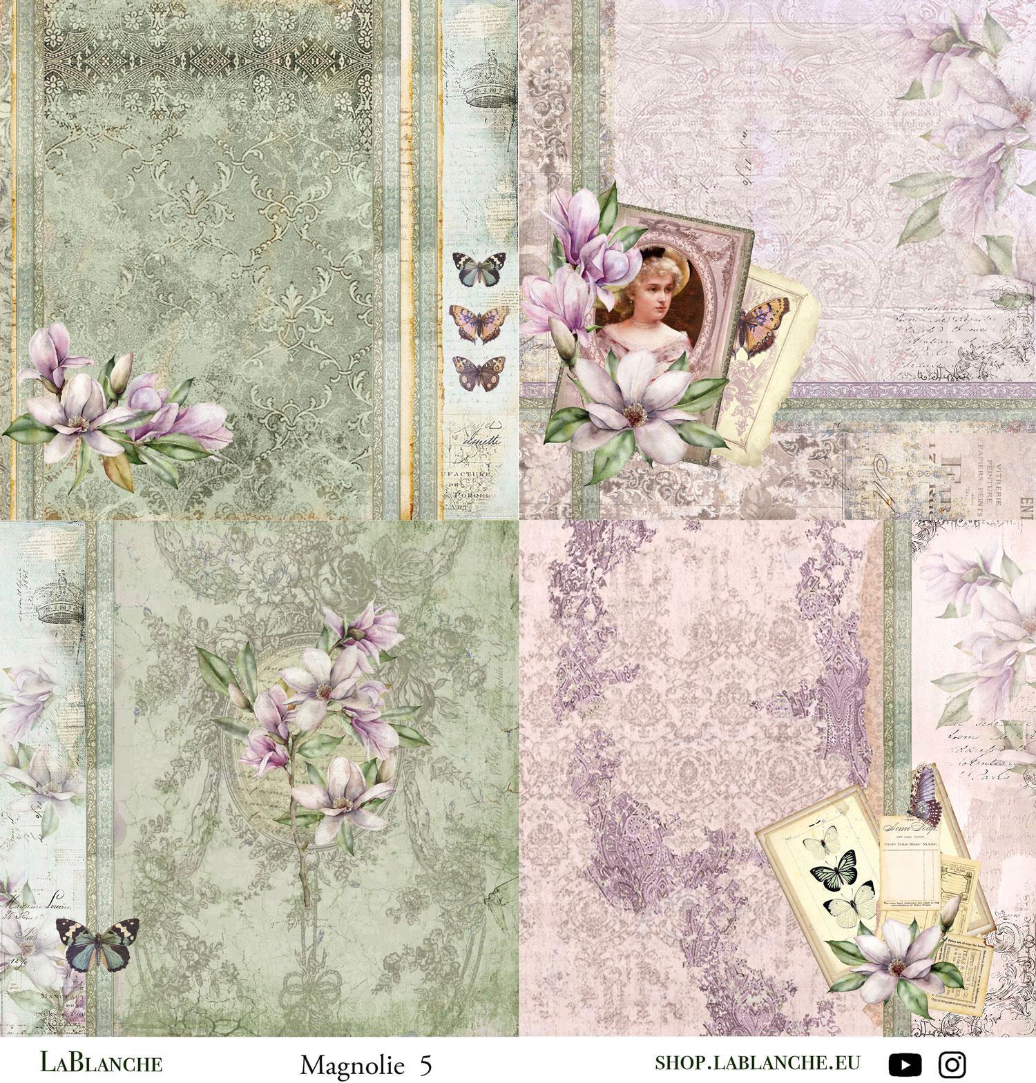 Papierset "Magnolie"