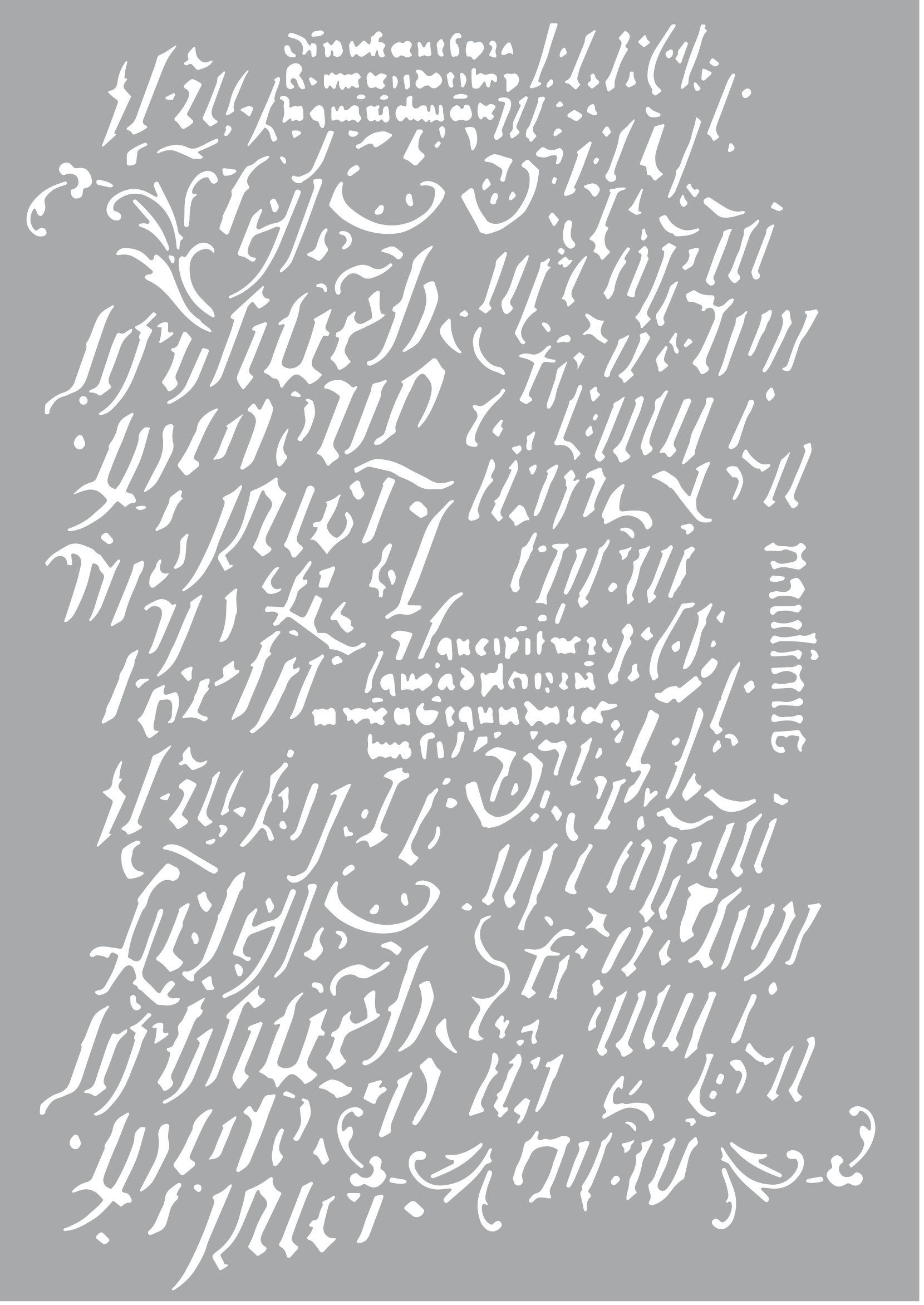 LB Schablone 30 - Schrift Schablone052