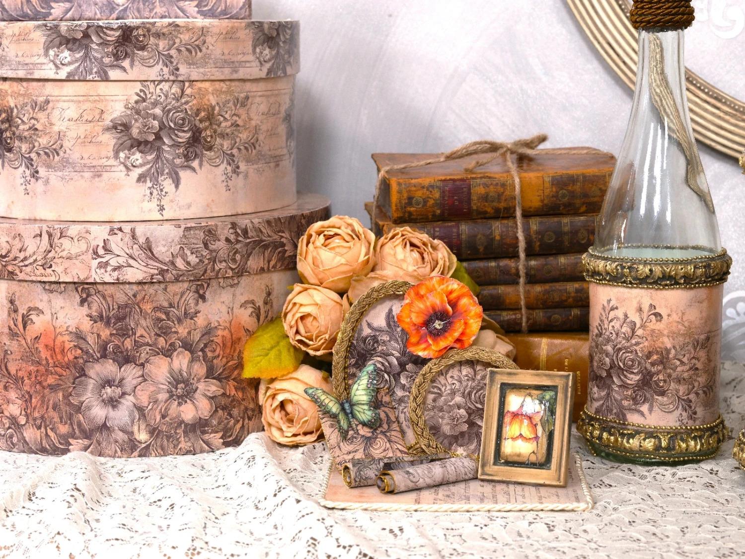 Decoupagepapier "Vintage Background" 2 LBD477