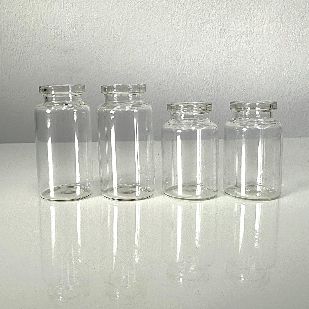Glasfläschchen – 4er Set (2 Größen)