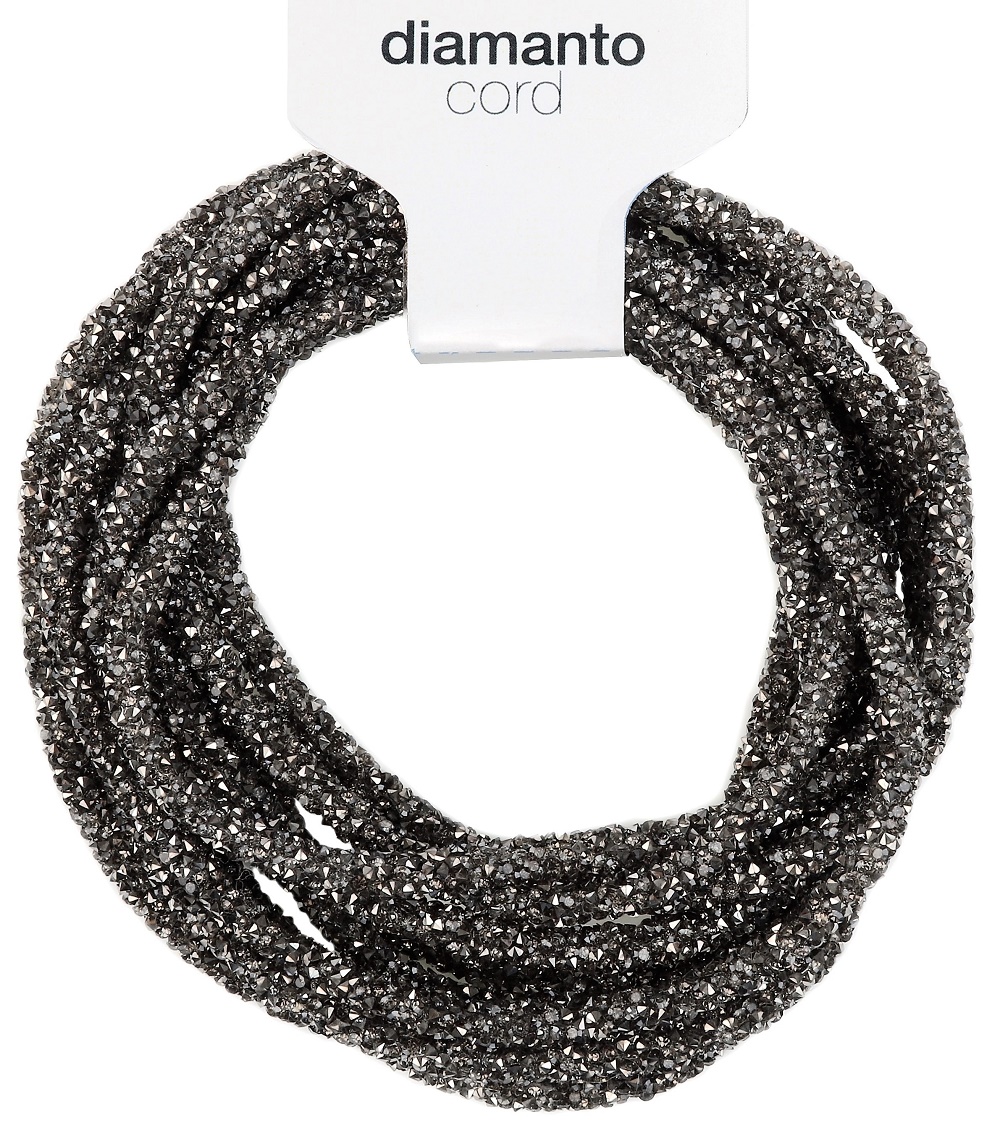 Dekoband "Diamanto cord" anthrazit V1075.0305Col.81