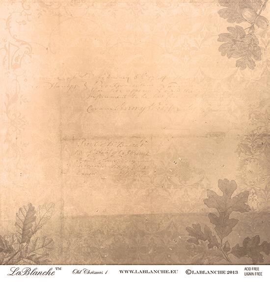 Designpapier "Old Christmas" 1