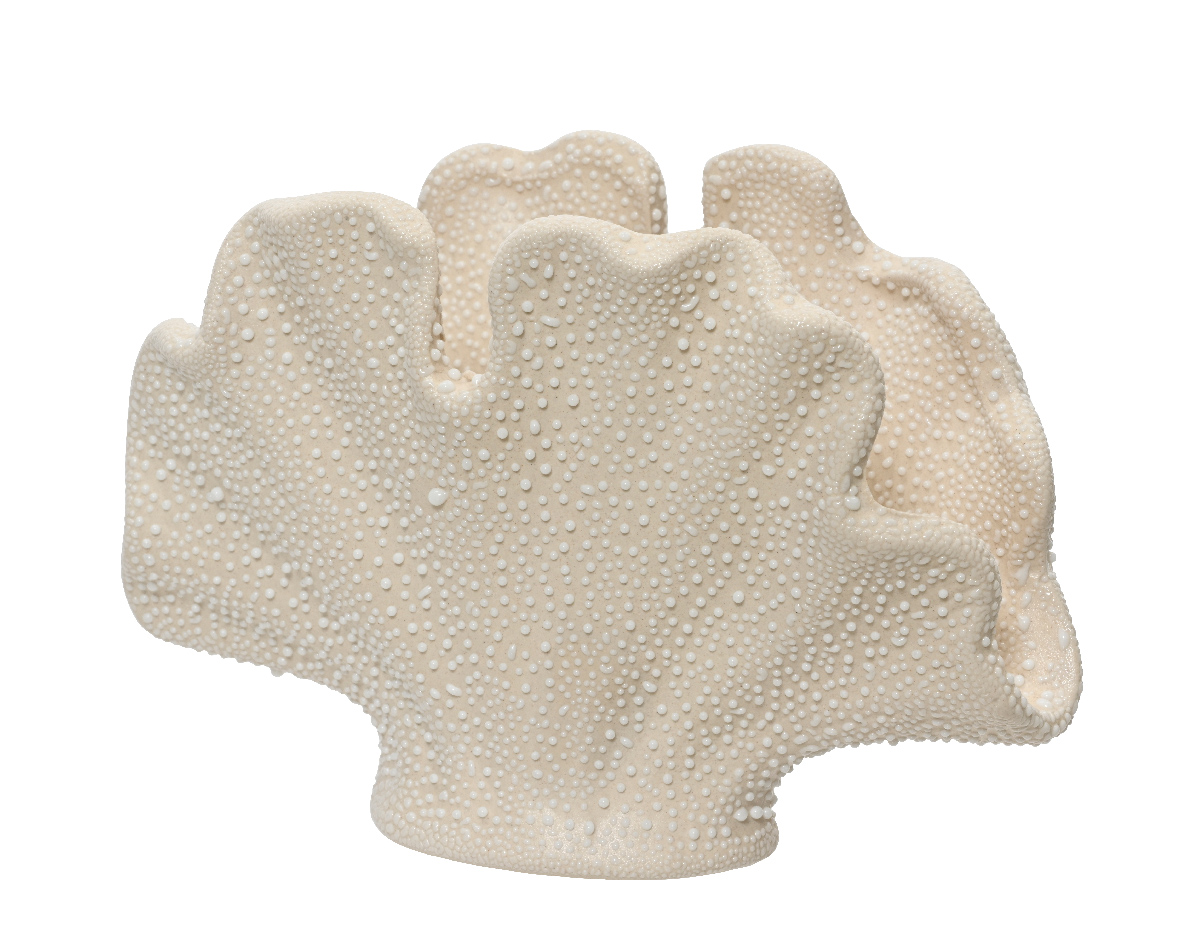 Gefäß "Koralle" - porzellan ( 10 cm )