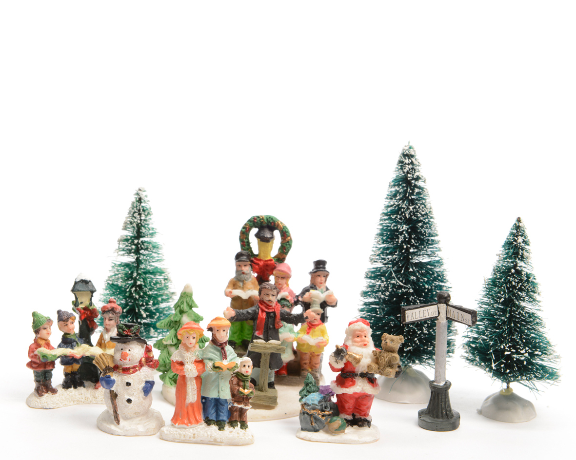 Weihnachtsfiguren Set – Straßen- & Chorszene – 7 cm