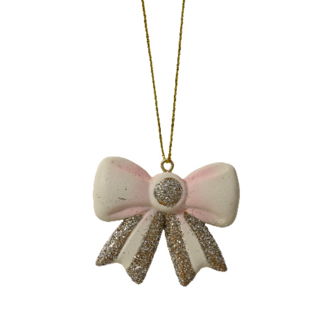 Weihnachtsanhänger "Schlaufe Rosa" - 6,5cm K398528-e