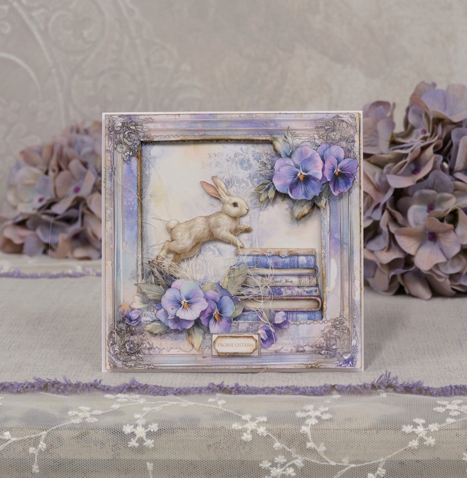 Designpapier "Pansies" 2 (Layla)