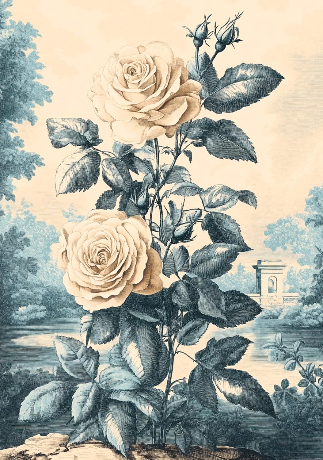 Reispapier "Josephine" 3