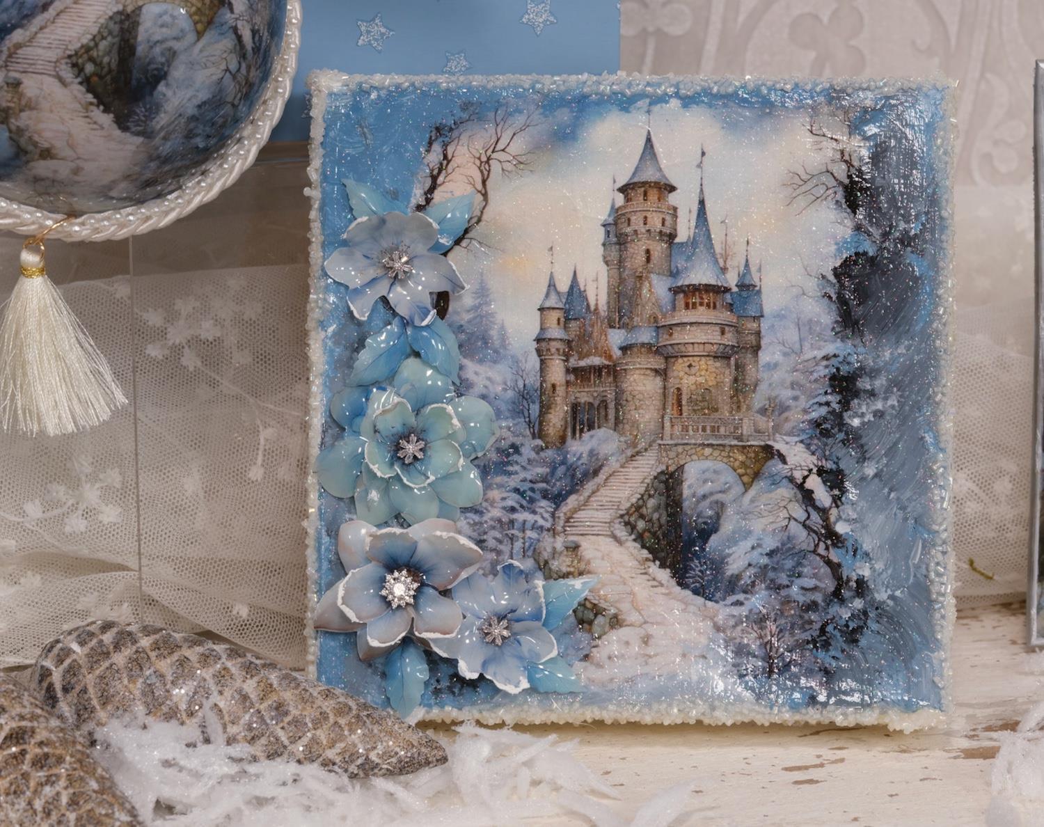 Decoupage-Kleber - glitter (100 ml)