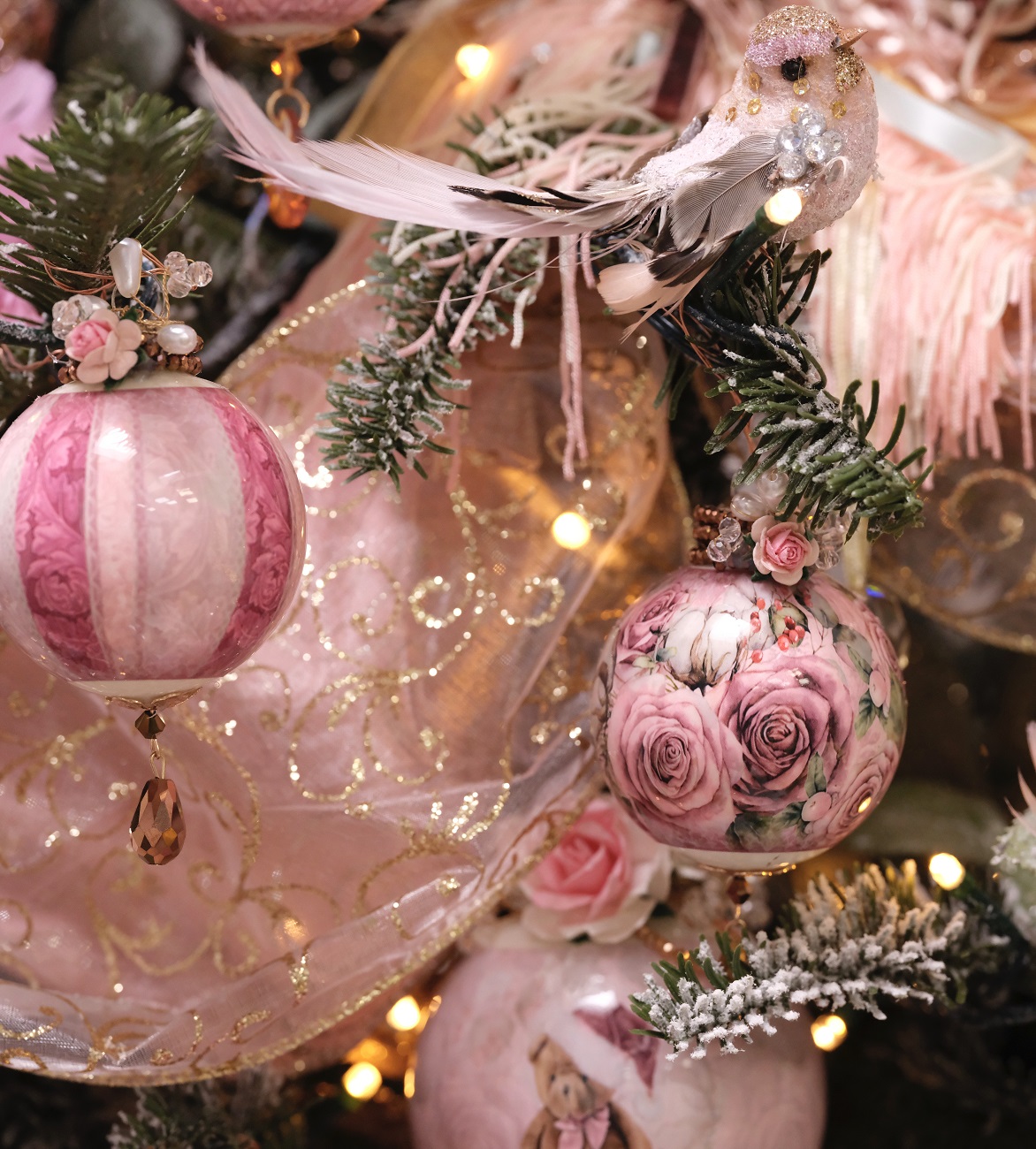 Weihnachtskugeln - Weiá 6 cm (10 Stck) K140342